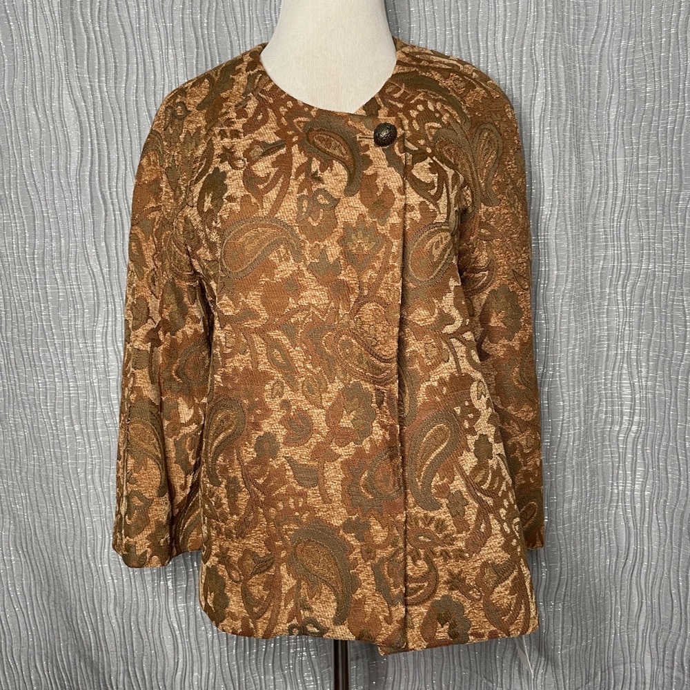 Vintage Harve Benard Tapestry Paisley Blazer